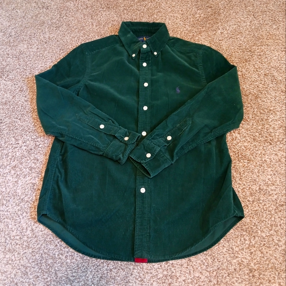 Ralph Lauren Casual Button Down Shirt Boys Size Medium (10/12)
